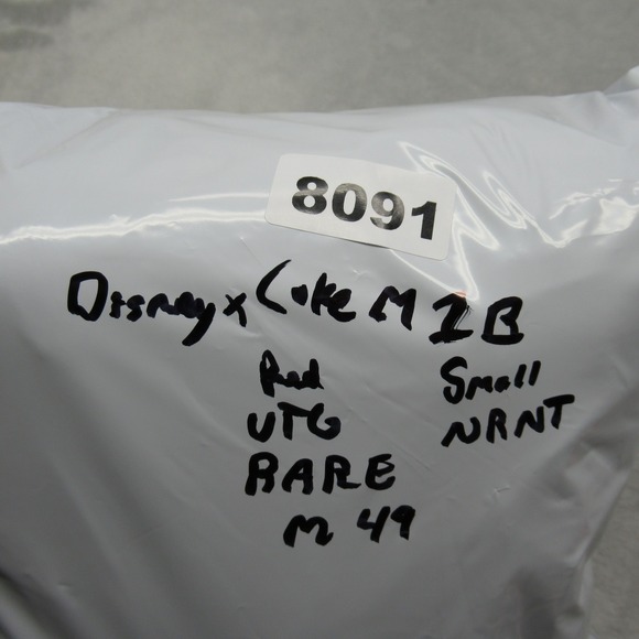 Vintage Walt Disney x Coca-Cola‎ Hoodie Unisex Small Red Fleece Collectible RARE - Picture 14 of 14